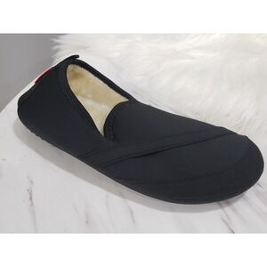 NEW FitKicks Kozikicks SOLID BLACK Slipper House Shoes US Medium 7 TO 8